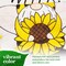 G128 Garden Flag Welcome Bee Gnome with Sunflower 12"x18" Blockout Fabric